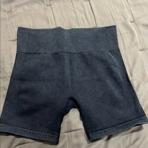 JoyLab Blue Bike Shorts with Cuffed Hem